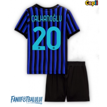 Inter Milan Hakan Calhanoglu #20 Echipament de Fotbal Replică 2025-26 Copii Acasa (+ Șorturi)